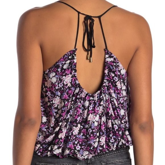 💙2xHP💙 Free People Daisy Babe Flowy Floral Crop Top XS - Picture 3 of 10